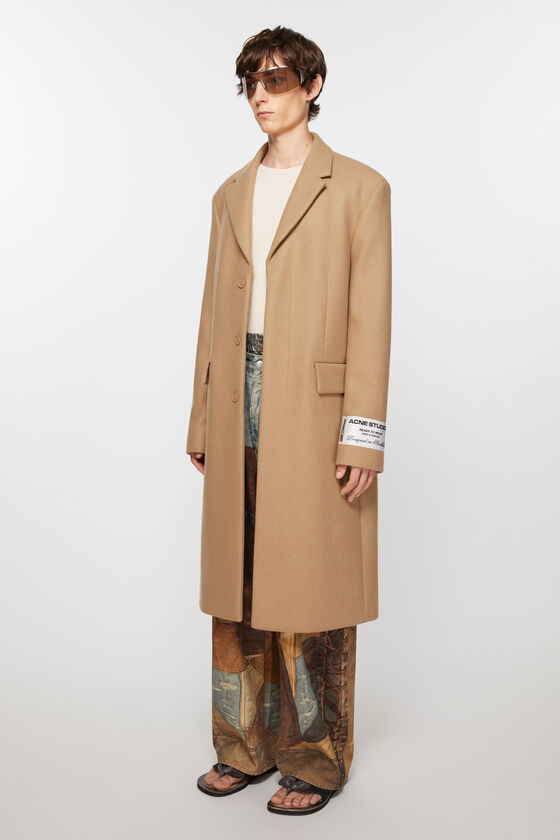 (image for) Unique Selling Point Single-breasted wool coat